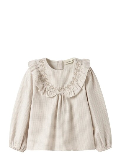 Lil"Atelier Nmffoley Ls Loose Shirt Lil Cream 116 Lil"Atelier Nmffoley Ls Loose Shirt Lil Cream 116