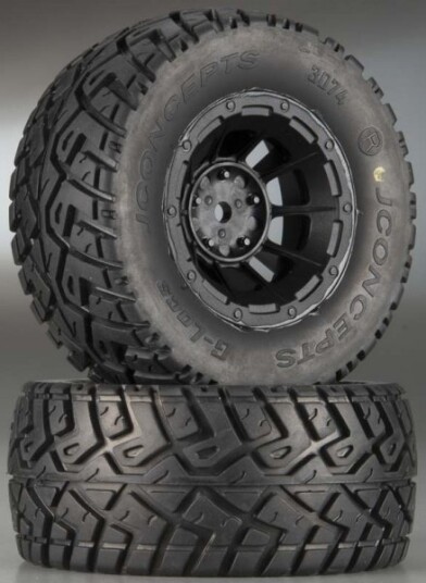 JConcepts G-Locs Yellow w/Black Wheel Slash 2WD 2