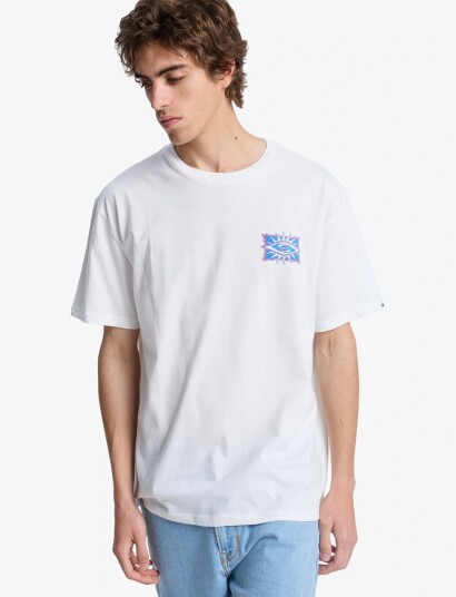 Quiksilver Ev Starfish Stamp Ss White S Quiksilver Ev Starfish Stamp Ss White S