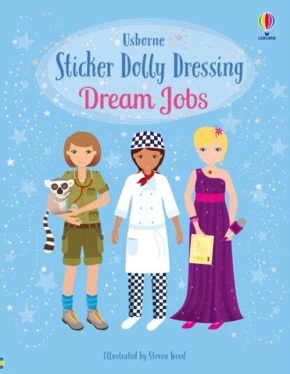 Sticker Dolly Dressing Dream Jobs Av Emily Bone