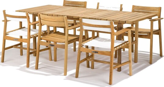 Skargaarden Skargaarden Djurö spisebord teak 200 cm