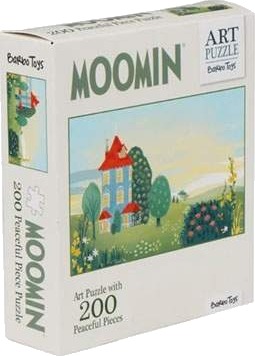 Moomin Art Puzzle 200stk Grønn