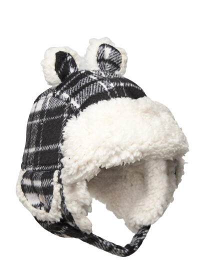Kombi Cute Aviator Inf Hat - Black - 0-3M
