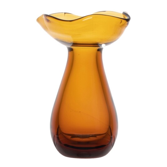 Sagaform Viva vase mini 14 cm amber