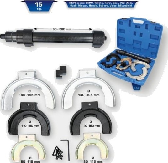 KS TOOLS BT651150 Fjærspenner, chassisfjær KS TOOLS BT651150 Fjærspenner, chassisfjær
