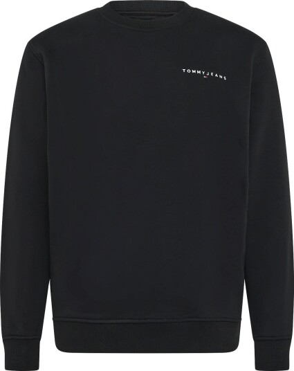 Tommy Jeans Tjm Reg Linear Crew Ext - Black - L