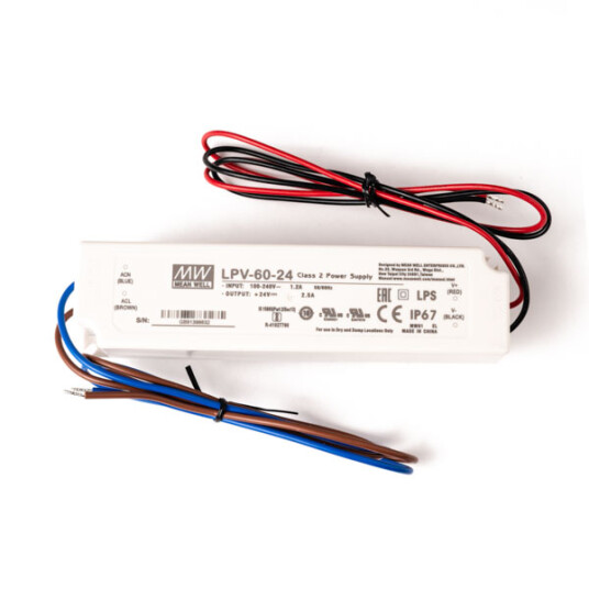 Supermagneter Strømforsyning 24v 60w Vanntett Ip67 Led Driver