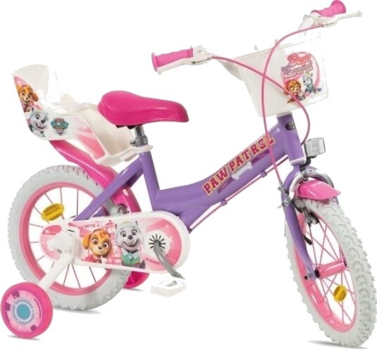 Toimsa Paw Patrol 14" Barnesykkel Lilla for 4-6 år Toimsa Paw Patrol 14" Barnesykkel Lilla for 4-6 år