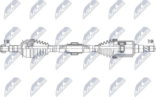 Nty Drivaksel NTY NPW DW 035