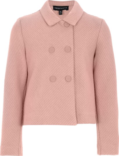 Emporio Armani Cardigan Rib Mahogany Rose Emporio Armani 7 år 122 Cardigan Rosa
