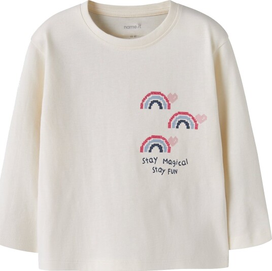 Name It Nmflilithe Ls Nreg Top Box Cream 80