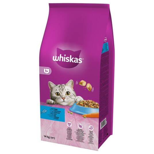 Whiskas Tørrfôr for Voksne Katter med Tunfisk 14 kg Whiskas Tørrfôr for Voksne Katter med Tunfisk 14 kg
