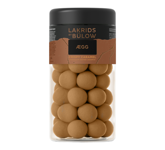 Ægg Crispy Caramell lakris standard 270g Ægg Crispy Caramell lakris standard 270g