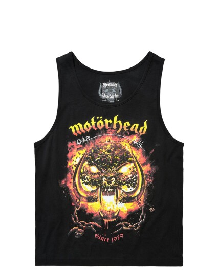 Brandit Motörhead Tank Top Overkill Svart Svart