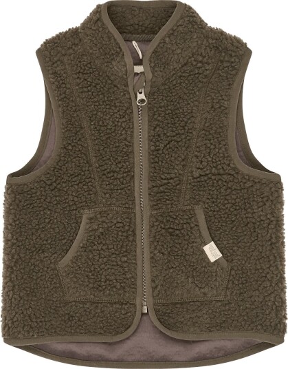 Petit Piao Ppdesino Fleece Waistcoat   MAJOR BROWN   86