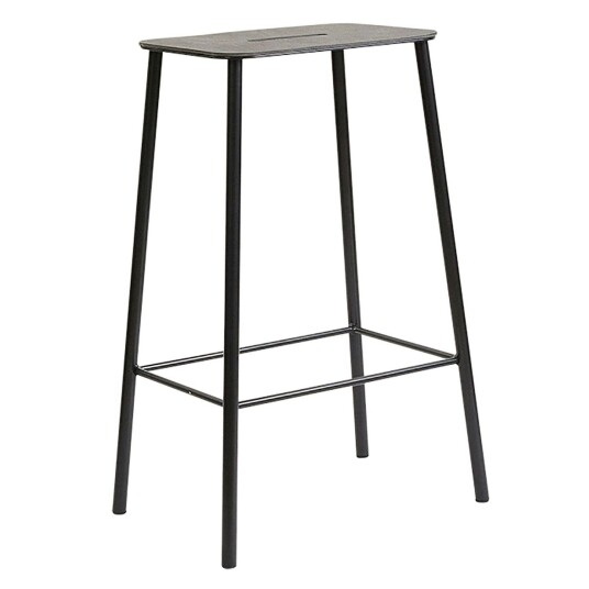 Frama Adam Barstol H65cm Lær Sort