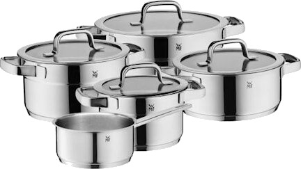 WMF Compact Cuisine 4 gryter, 1 kasserolle og 4 glasslokk