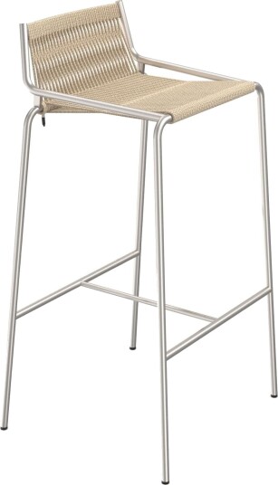 Thorup Copenhagen Noel Barkrakk Rustfritt stål/Lin H77 cm
