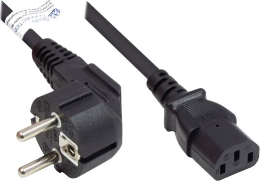 Alcasa P0130-S025, 2,5 M, Cee7/7, Iec C13, H05vv-F, 250 V
