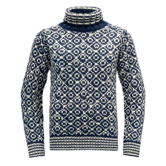 Devold Unisex Svalbard Sweater High Neck M , Night