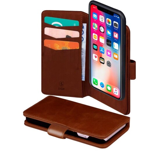 SiGN Lommeboketui 2-In-1 For Iphone 11 & Xr - Brun SiGN Lommeboketui 2-In-1 For Iphone 11 & Xr - Brun