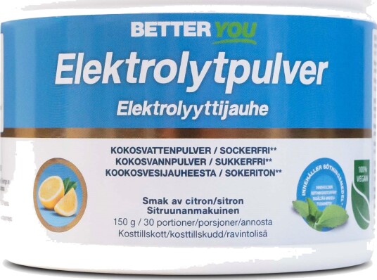 Better You Elektrolytpulver Citron 150 g Better You Elektrolytpulver Citron 150 g