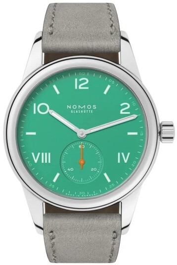 Nomos Glashütte Dameklokke N 715 Club Campus Grønn/Lær Ø36 mm