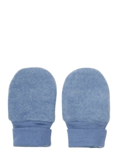 Blå Mittens Single Layer Blue 62\68 Blå Mittens Single Layer Blue 62\68