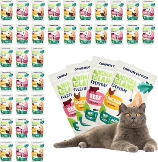 Animal Island Storfekjøtt Kylling I Filet Mix 40X85 G