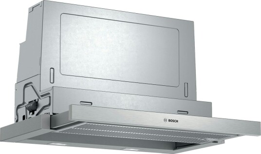 Bosch Serie 4 Teleskopisk Kjøkkenventilator 728 m³/h Stille Sølv