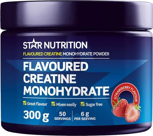 Star Nutrition - Flavoured Creatine 300 g - Strawberry Strawberry
