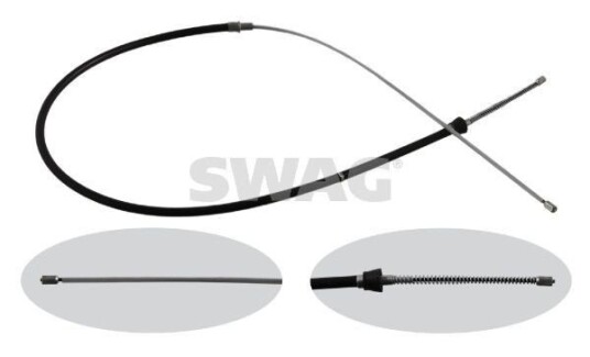 Tautrekk, håndbremse SWAG 30 93 6348