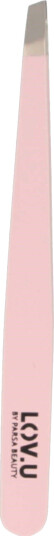 Parsa Beauty LOV.U Tweezers Bevelled PInk