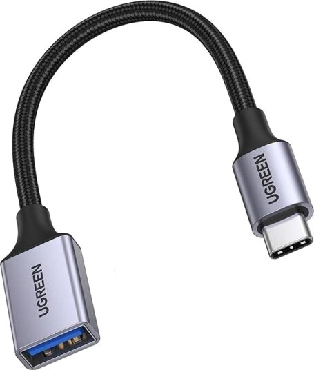 Usb Adapter Ugreen Us378 Usb A Til Usb C Grå Ugr1090gry