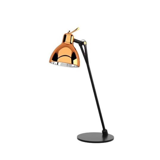 Rotaliana Luxy Glam T0 Bordlampe Black/Copper Semi Transparent