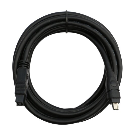 ELETRA IEEE 1394A 4P M - 1394B 9P M 3M KABEL, SVART