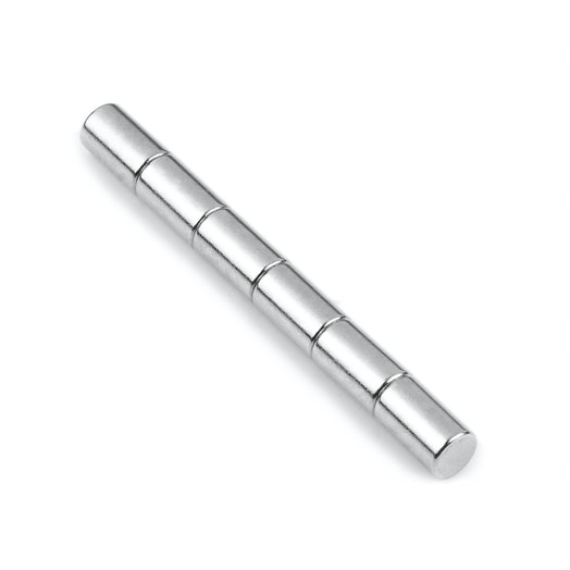 Magnet Ø 5 x 8,47 mm kjøp sylindriske magneter hos oss