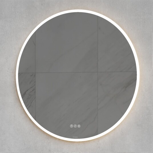 VikingBad Oda Rundt Speil m/LED lys