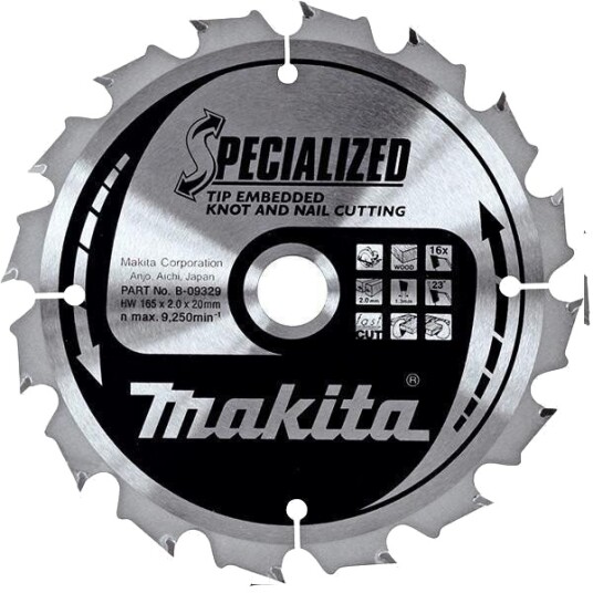 Makita B-09444 Sirkelsagblad - 235x30mm, 24T Makita B-09444 Sirkelsagblad - 235x30mm, 24T