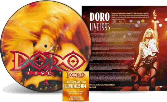 Doro Live Limited Edition Picture Disc Vinyl
