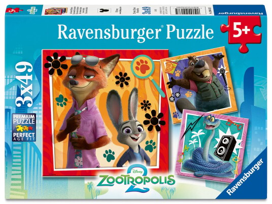 Ravensburger Zootopia 2 3X49P - Multi/patterned - ONE SIZE Ravensburger Zootopia 2 3X49P - Multi/patterned - ONE SIZE