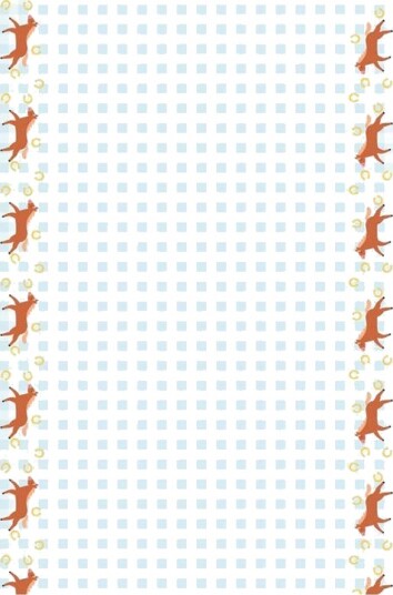 Papirduk med Hester 120x180 cm Hester og Blomster Papirduk med Hester 120x180 cm Hester og Blomster