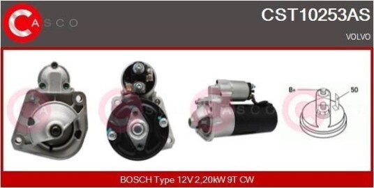 CASCO CST10253AS Starter CASCO CST10253AS Starter