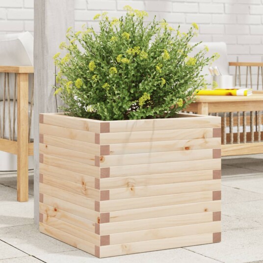 Plantekasse 50x50x46 cm heltre furu