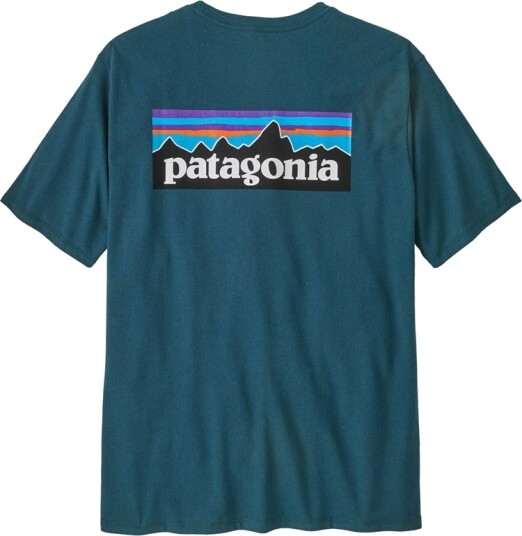Patagonia P-6 Logo Responsibili-Tee Herre T-skjorte Glacial Blue