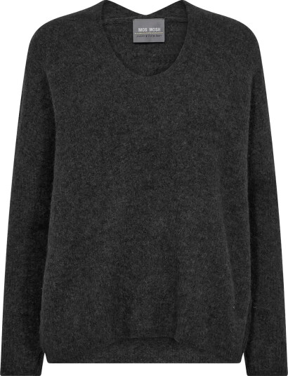 MOS MOSH Mmthora V-Neck Knit - Black - M