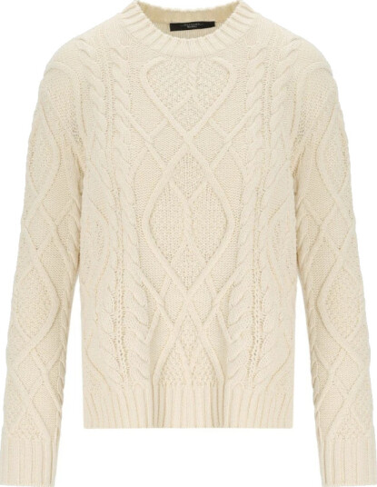 Weekend Max Mara Dame Strikkevarer Beige L,
