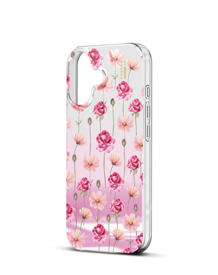 Ideal Of Sweden Mirror Case iPhone 17 Rose Blush Floral