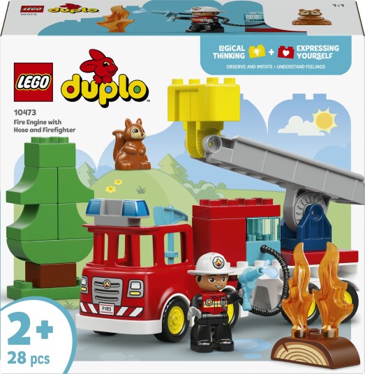 Lego Brannbil Med Slange Og Brannmann Lego Brannbil Med Slange Og Brannmann