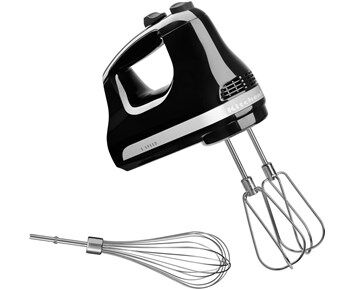 KitchenAid 5KHM5110EOB Håndmikser med 5 Hastigheter og Justerbar Hastighet Svart